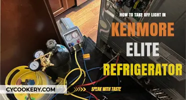 Easy Steps to Remove Light from Kenmore Elite Fridge
