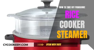 Panasonic Rice Cooker: Removing the Steamer Basket Easily