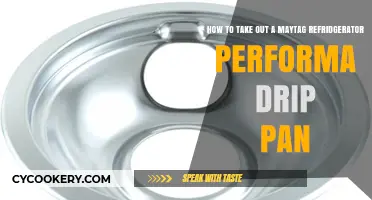 Removing the Maytag Performa Drip Pan