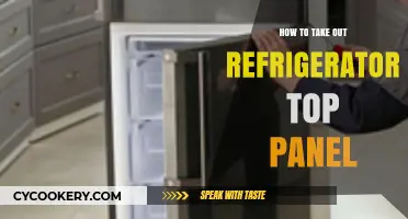 Easy Steps to Remove Your Refrigerator's Top Panel Safely