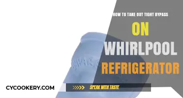 Efficiently Removing a Tight Bypass on Your Whirlpool Fridge