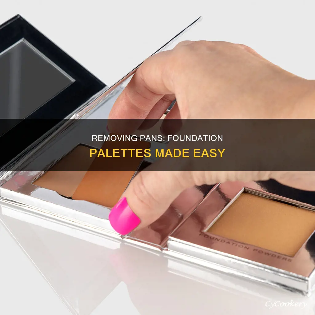 how to take pan out of foundation palette