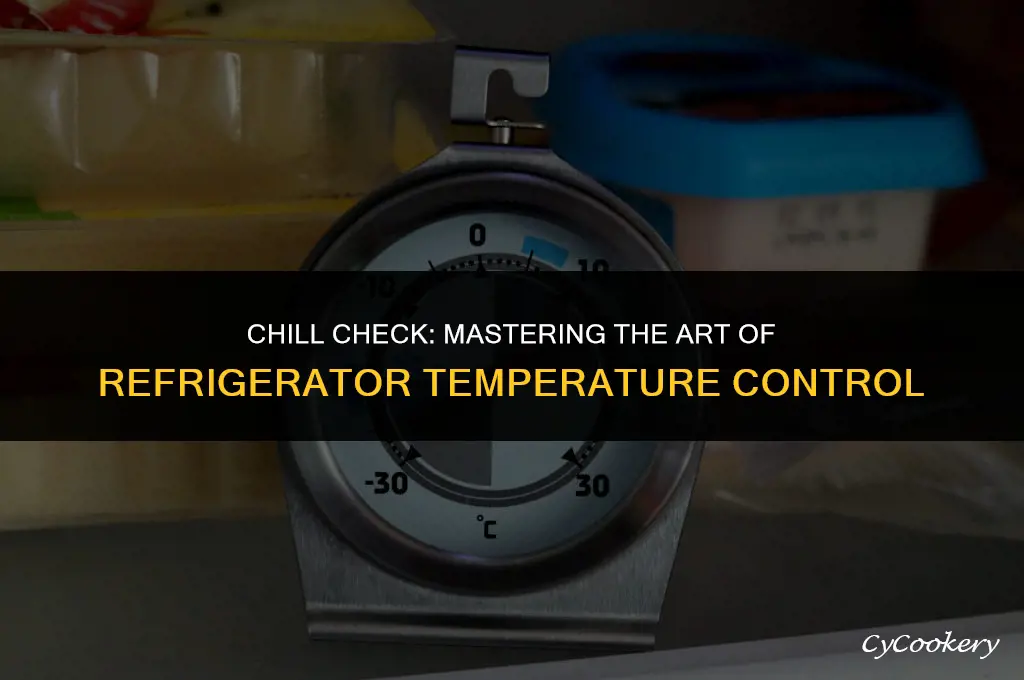 how to take proper temperature of a refrigerator