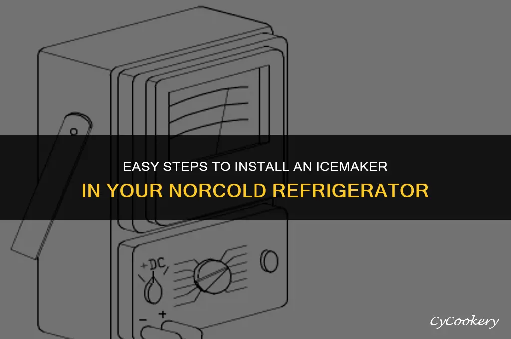 how to take put an icemaker norcold refrigerator