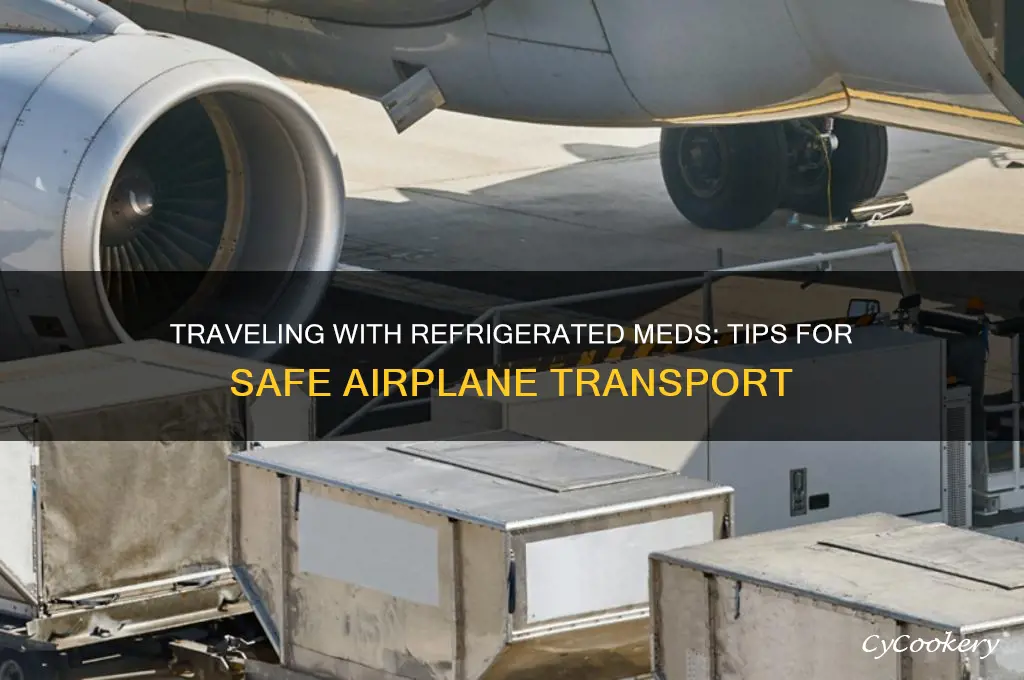 how to take refrigerated medicine on airplane
