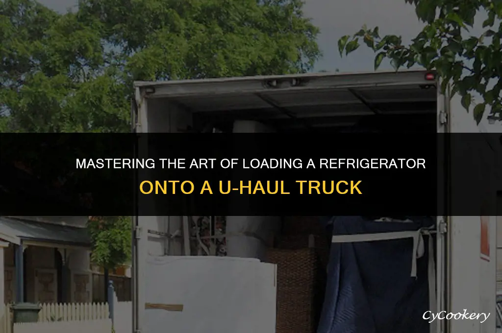 how to take refrigerator up uhaul truck ramps