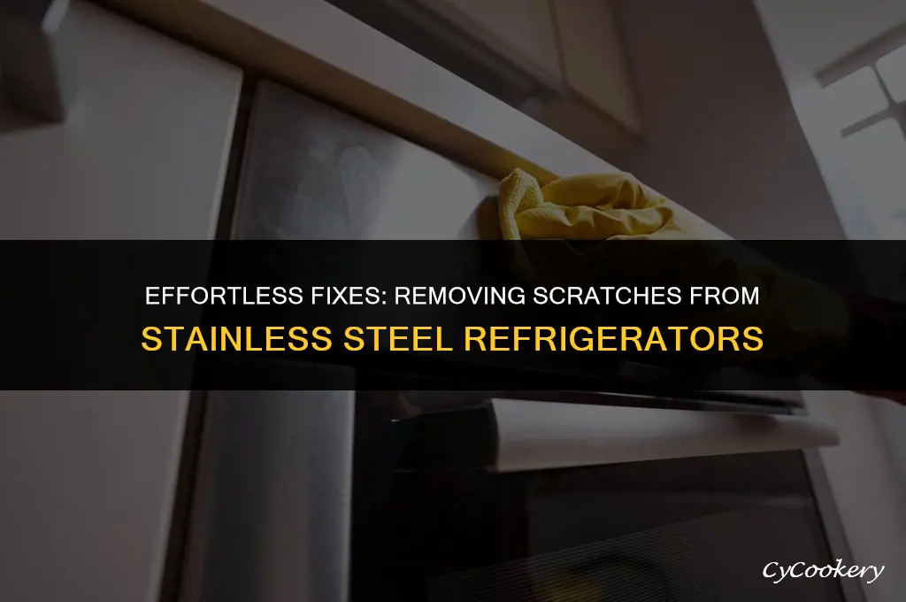 how to take scratches off stainless steel refrigerator