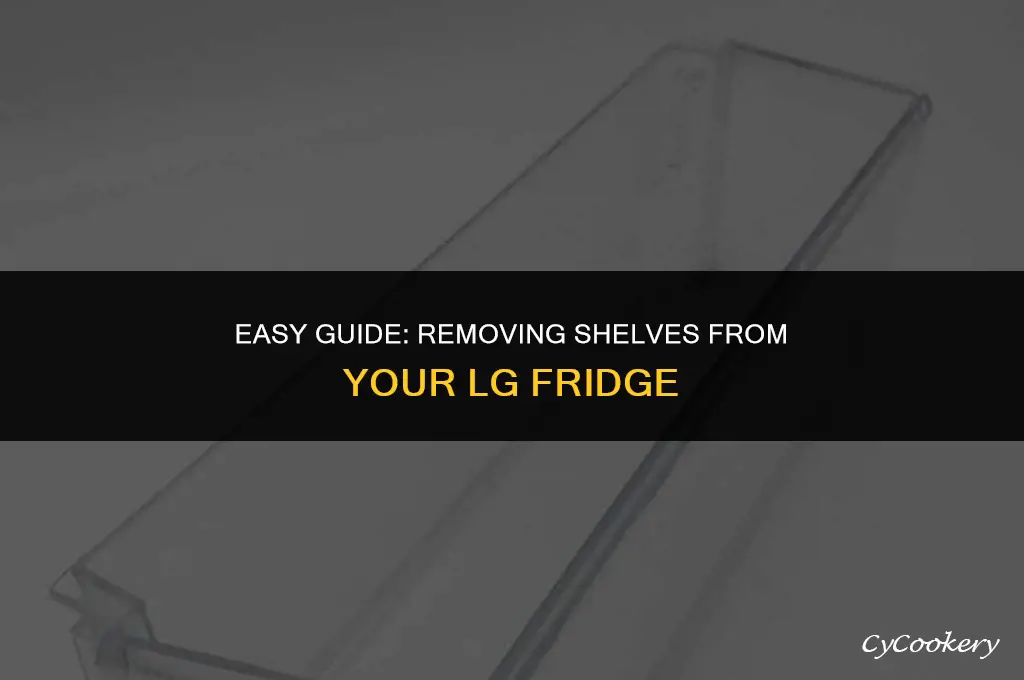 how to take shelf out of lg refrigerator