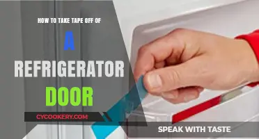 Effortlessly Remove Tape from Your Fridge Door: A Simple Guide