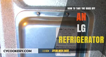 Easy Guide to Removing the Back Panel of Your LG Fridge