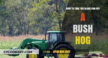 Removing Bush Hog Blade Pans: A Step-by-Step Guide