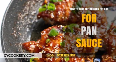 Creating a Clear Pan Sauce: Removing Chicken Fat