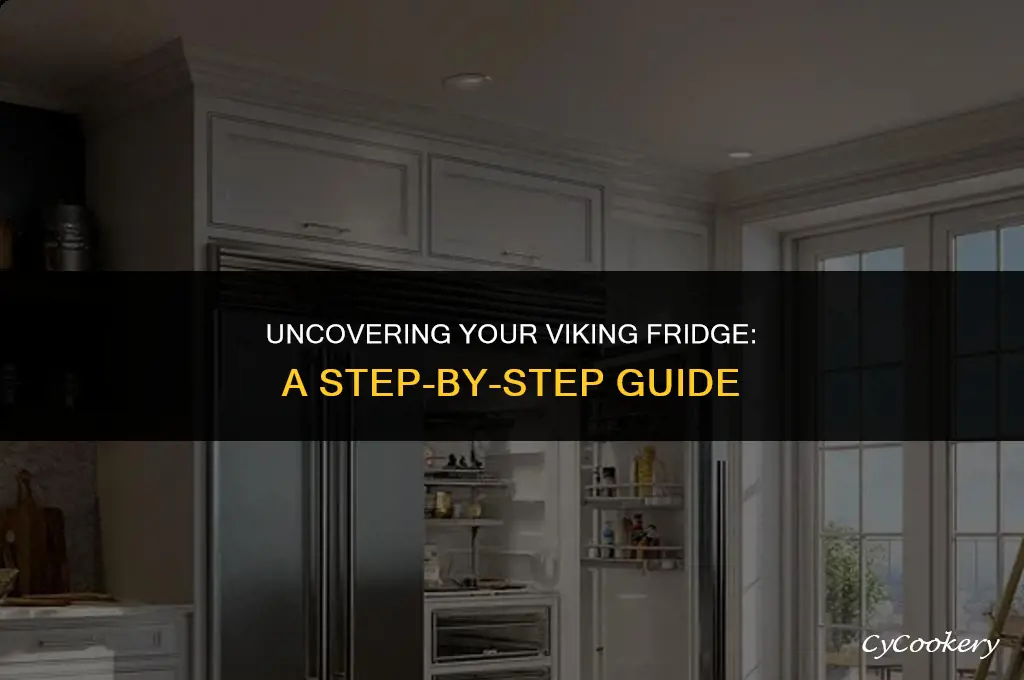 how to take the cover off a viking refrigerator