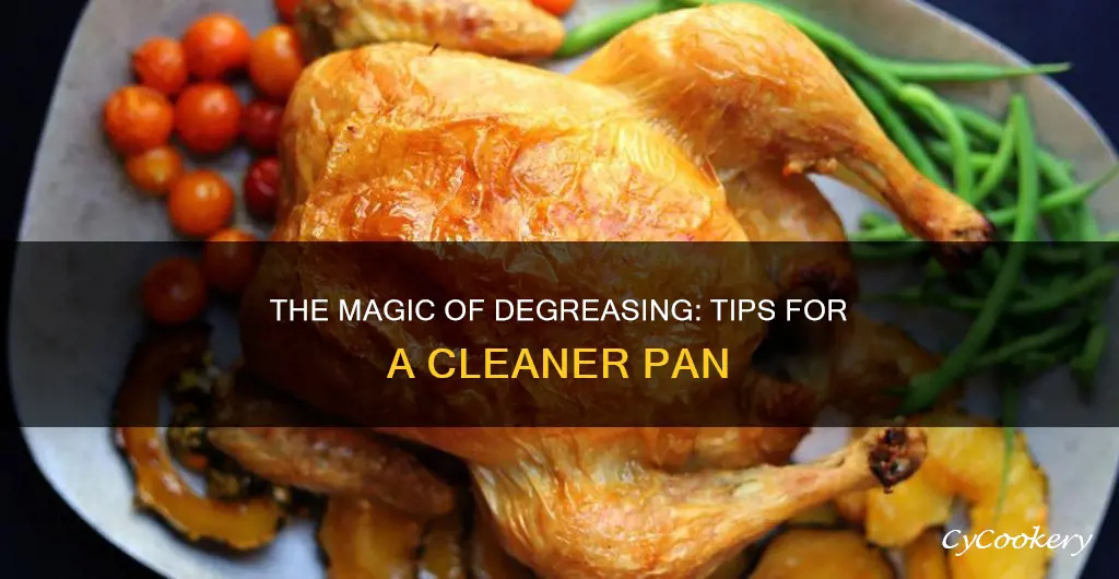 how to take the fat off the pan