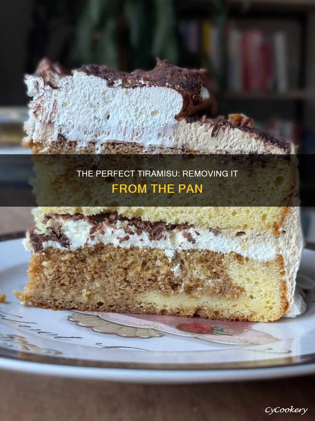 how to take tiramisu out of the pan