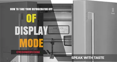 Revive Your Fridge: A Simple Guide to Exiting Display Mode