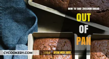 The Perfect Zucchini Bread: Removing it from the Pan