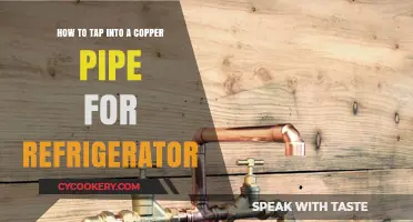DIY Guide: Tapping into Copper Pipes for Refrigerator Water Supply