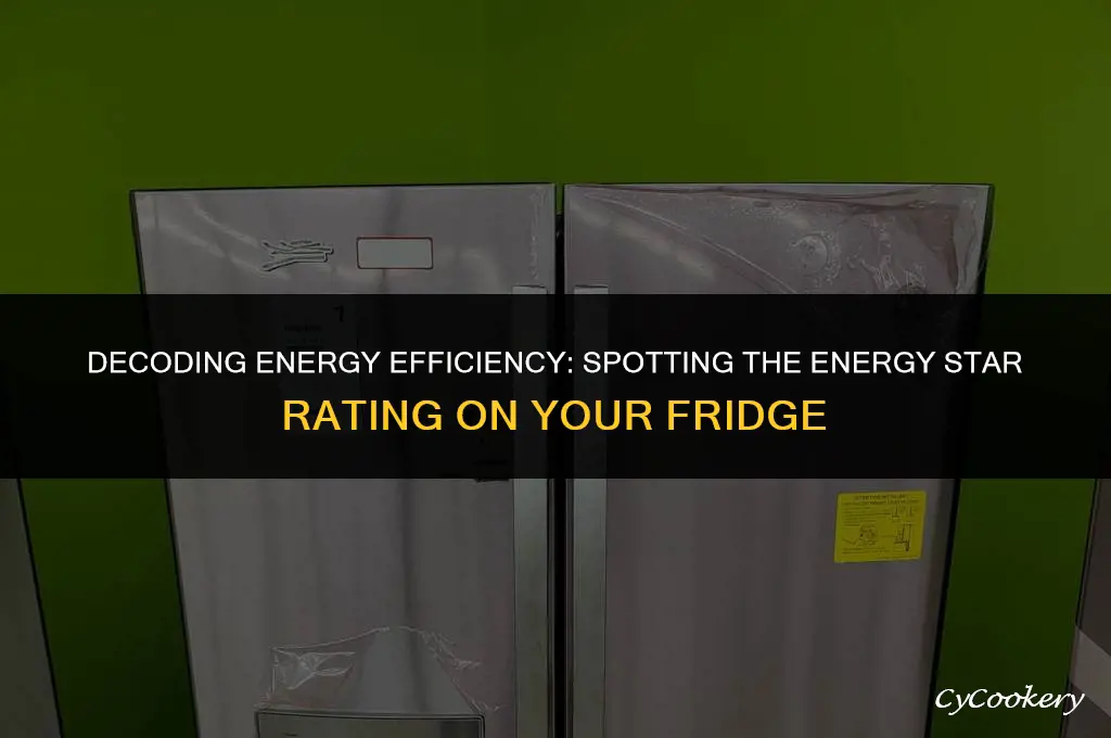 how to tell a refrigerator has energy star rating