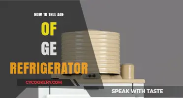 Determining Your GE Refrigerator's Age: A Simple Guide
