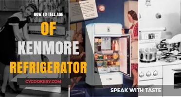 Determining Your Kenmore Refrigerator's Age: A Simple Guide