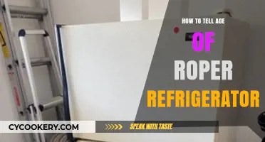Determining Your Roper Refrigerator's Age: A Simple Guide