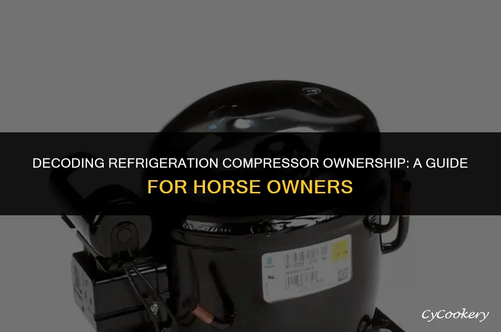 how to tell horse ower of refrigeration compressor