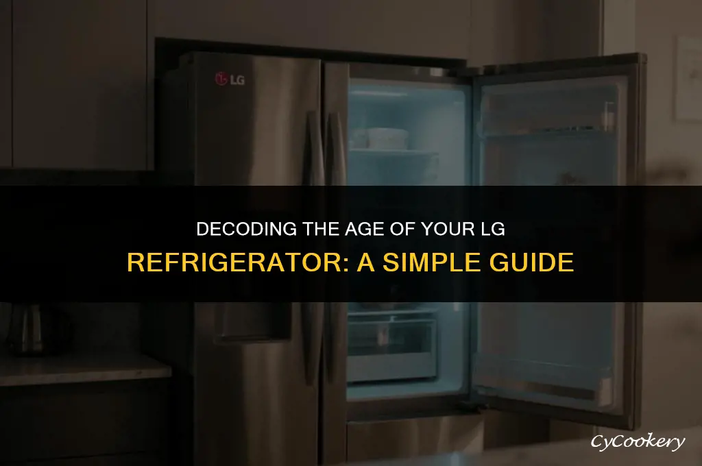 how to tell how old lg refrigerator is