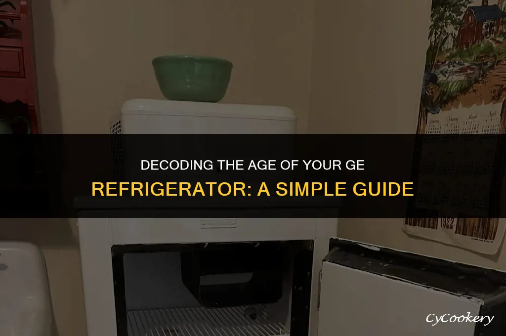 how to tell how old my ge refrigerator is