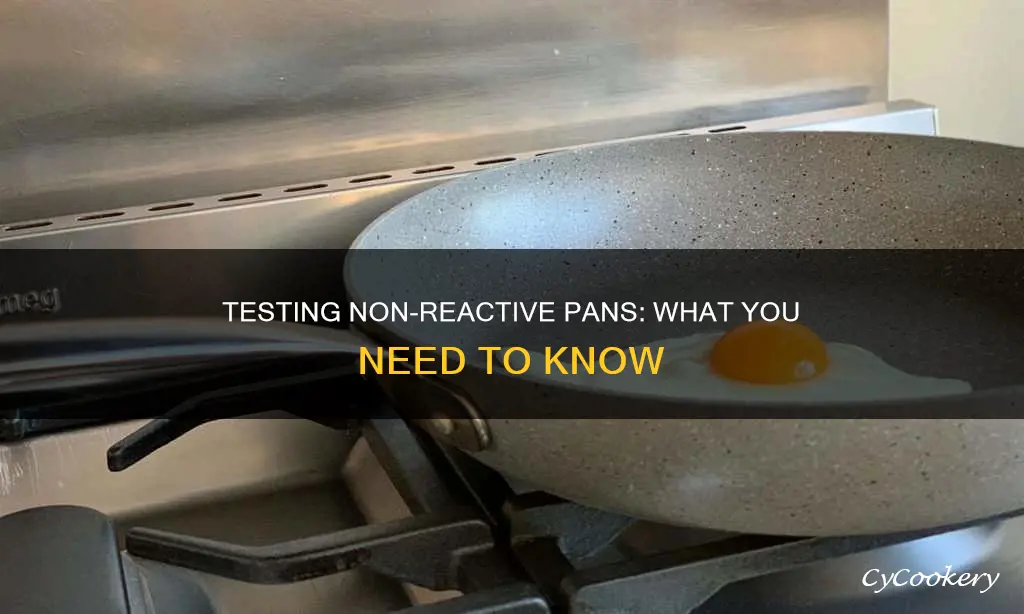 how to tell if a pan is non reactive