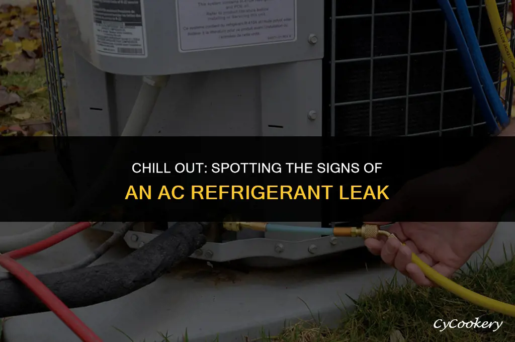how to tell if ac has refrigerant leak