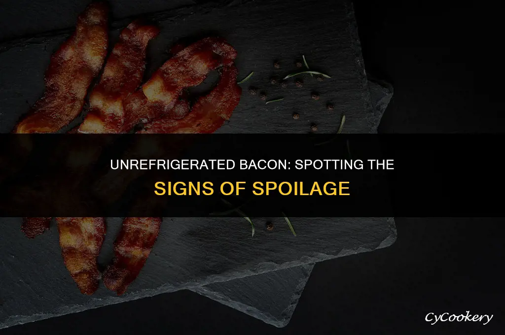 how to tell if bacon has not been refrigerated