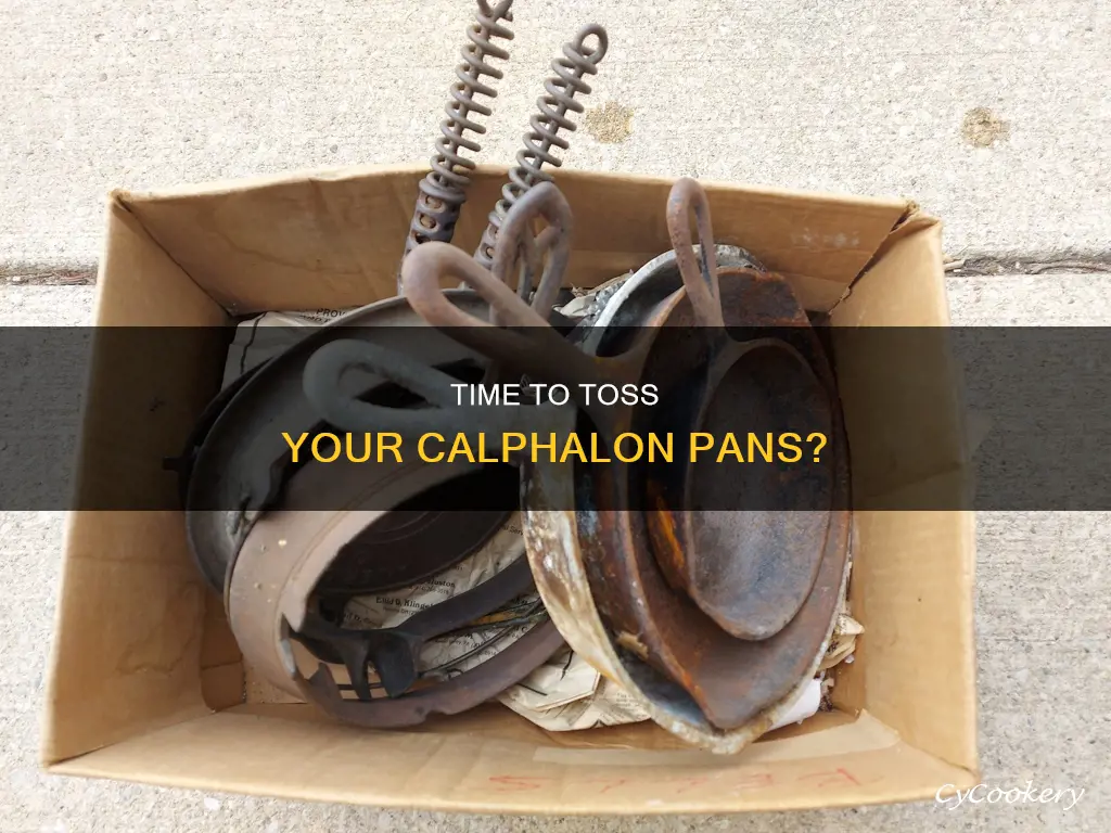 how to tell if caphalon pans are no good anymore