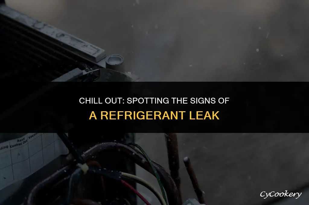 how to tell if i have a refrigerant leak