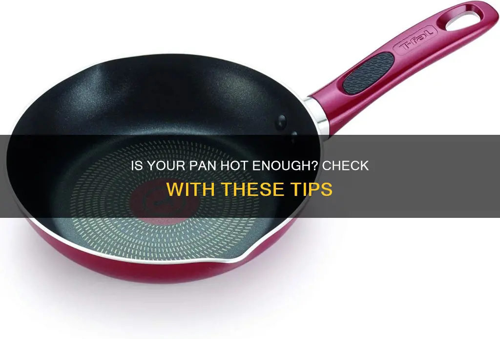 how to tell if pan is hot enough