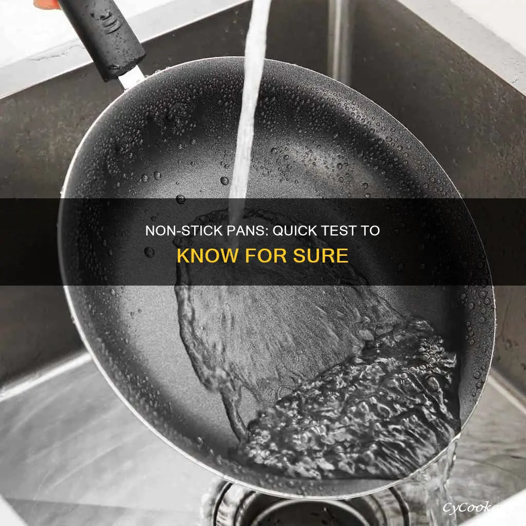 how to tell if pan is non stick