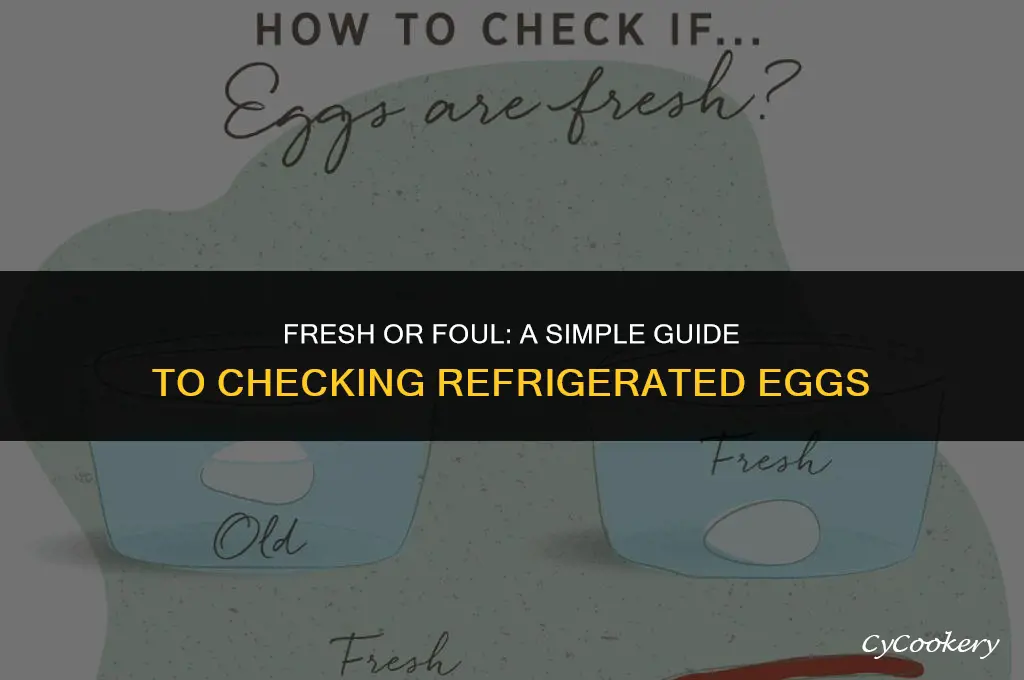 how to tell if refrigerated eggs are bad
