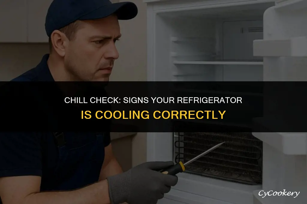 how to tell if refrigerator is cooling properly