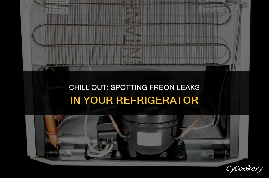 how to tell if refrigerator is leaking freon