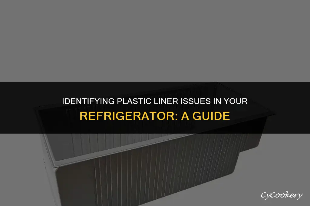how to tell if refrigerator is plastic line