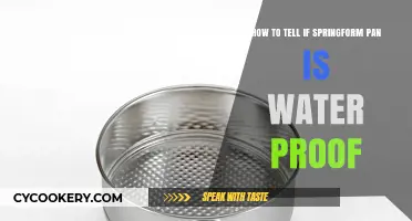 Springform Pan: Waterproof or Not?