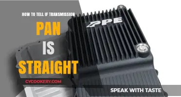 Check Transmission Pan for Straightness