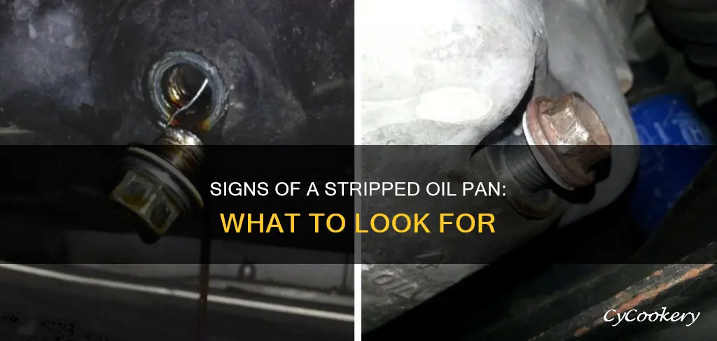 how to tell if your oil pan is stripped