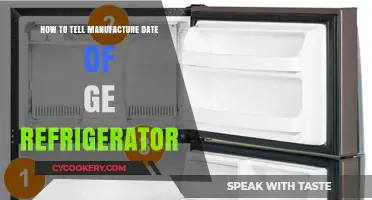 Decoding the Manufacture Date of Your GE Refrigerator: A Simple Guide