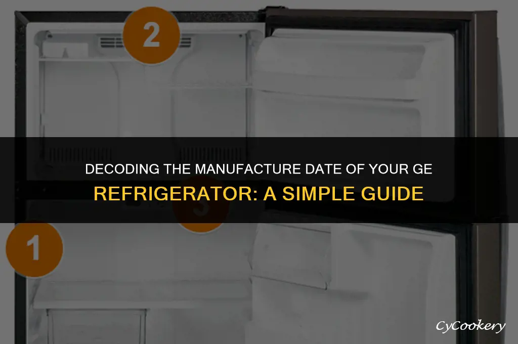 how to tell manufacture date of ge refrigerator