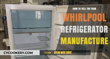 Decoding the Manufacture Year of Your Whirlpool Fridge: A Simple Guide