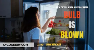 Signs Your Refrigerator Light Has Gone Out