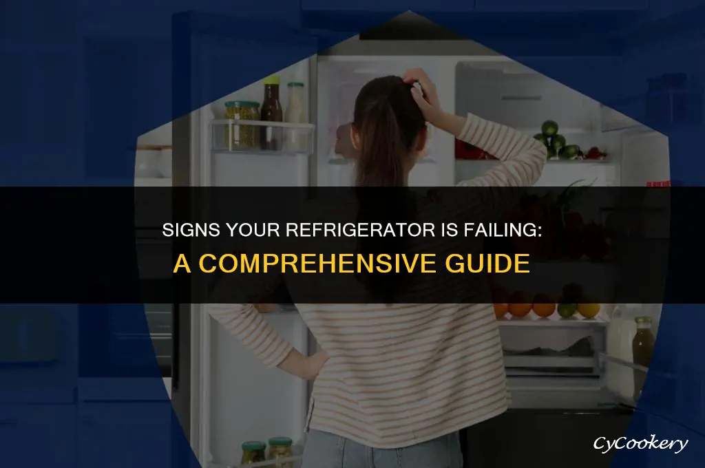 how to tell when a refrigerator is dying