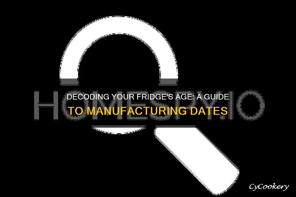 how to tell when refrigerator was manufactured