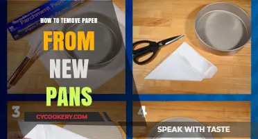 Simple Guide to Removing Paper from New Pans